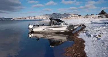 Edge Marine boat in winter conditions